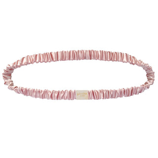 Dariia Day Silk Headband Blush Pink - Pink Silk Headband