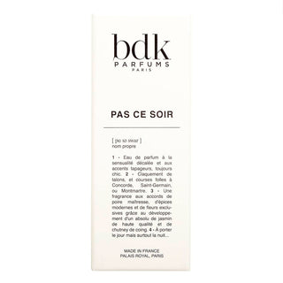 BDK Parfums Pas Ce Soir - Perfume