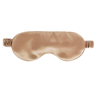 Dariia Day Silk Eye Mask French Beige - Beige Silk Eye Mask