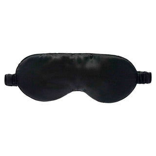 Dariia Day Silk Eye Midnight Black - Black Silk Eye Mask