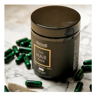 Welle+CO The Hair Elixir - Cápsulas veganas cabello