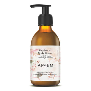 Apoem Replenishing Lemongrass Body Cream - Body cream for dry skin