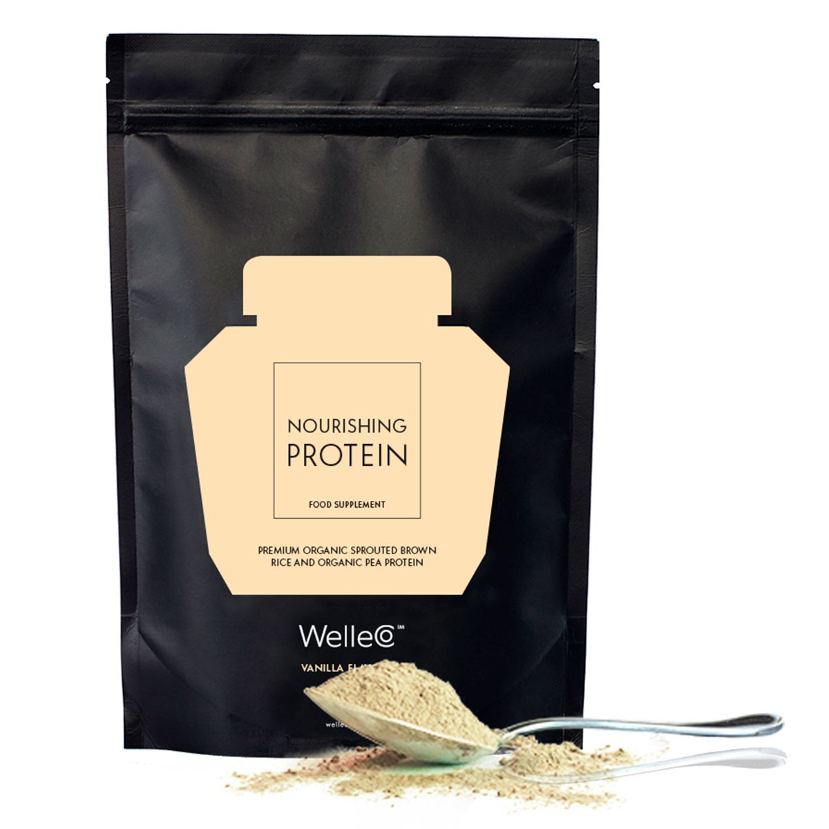 WelleCo Nourishing Protein Vanilla - Suplemento proteico vegano