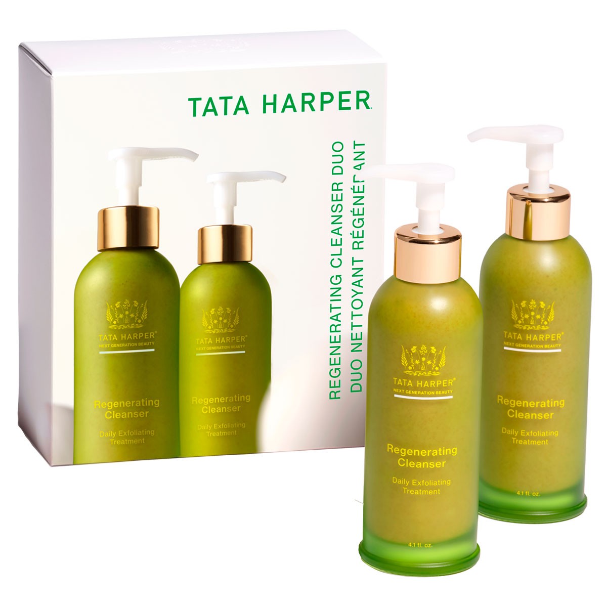 Tata Harper Regenerating Cleanser Duo Limited Edition - Limpiador facial orgánico