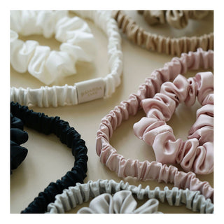 Dariia Day Silk Headband Blush Pink - Pink Silk Headband