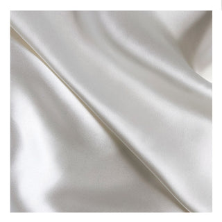 Dariia Day Silk Pillowcase Powder White - White Silk Cushion Cover