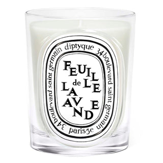 Diptyque Feuille de Lavande - Vela perfumada