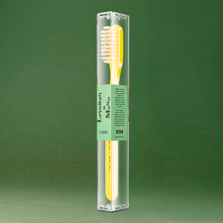 Lavorati a Mano Capri Toothbrush Giallo - Cepillo de dientes