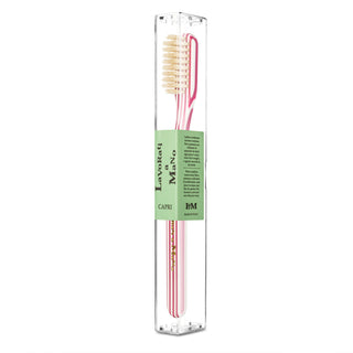 Lavorati a Mano Capri Toothbrush Burgundy - Cepillo de dientes